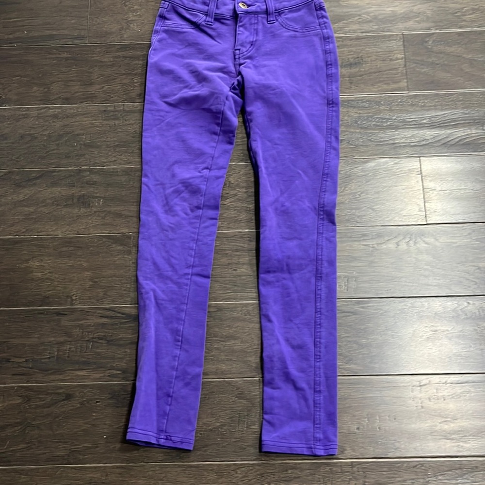 So Nikki Girls Purple Jeans Sz 10